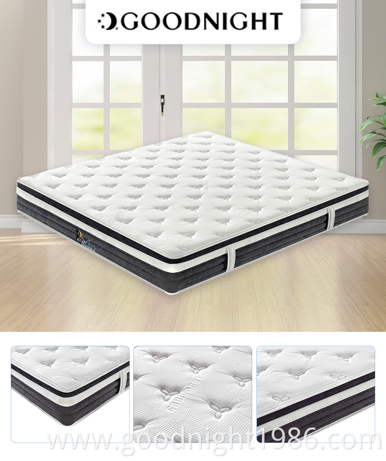 Factory OEM Home Bedroom Modern Design Bed Foam Spring Mattress